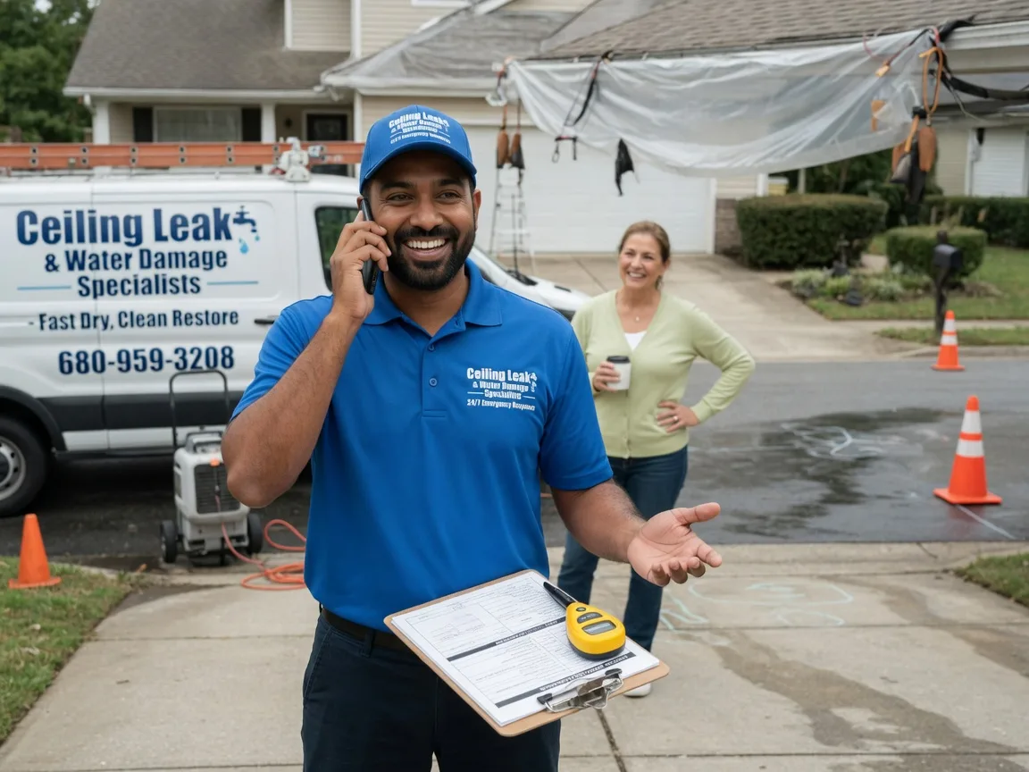 Ceiling Leak Cleanup Fort Sumner, NM FAQs